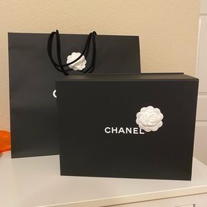 (SOLD) Chanel Shopping bag + box bundle